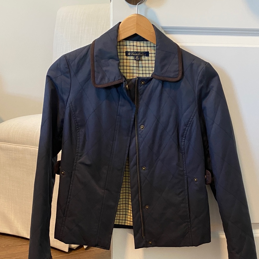 Brooks Brothers Navy Quilted Jacket